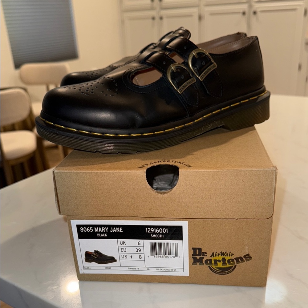 Dr. Martens Black Mary Jane Shoes